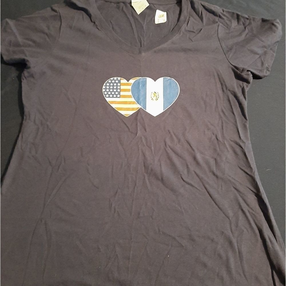 NWT Women's Small USA Guatemala Love T-Shirt
